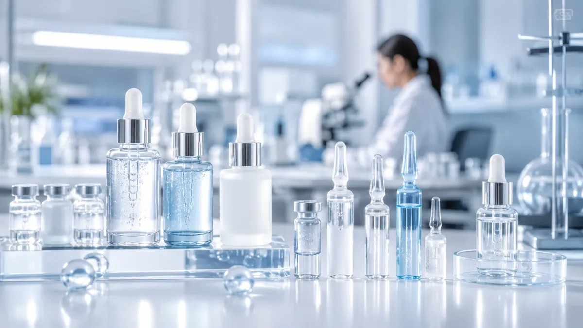 Korean ampoule skincare bottles representing ampoule OEM manufacturing